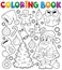 Coloring book Christmas thematics 4