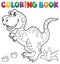 Coloring book dinosaur theme 5