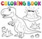 Coloring book dinosaur topic 1