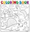 Coloring book dinosaur topic 7