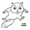 Coloring book, Flying squirrel