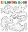 Coloring book freshwater fishes 1