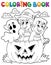 Coloring book Halloween character 5