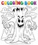 Coloring book Halloween character 7