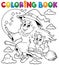 Coloring book Halloween image 1