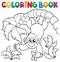 Coloring book monkey theme 2