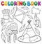 Coloring book Native American theme 1