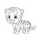 Coloring book pages for kids. Cute cartoon vector illustration