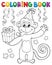 Coloring book party monkey theme 1