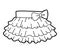 Coloring book, Ruffled skirt