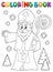 Coloring book Saint Nicholas topic 1