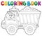 Coloring book sand truck theme 1