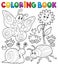Coloring book with small animals 3