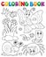 Coloring book with small animals 4