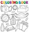 Coloring book virus prevention set 1