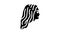 coloring hair glyph icon animation