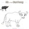 Coloring Page Banteng