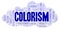 Colorism - type of discrimination - word cloud