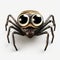 Colorized Algeapunk Spider: Kinetic Optical Illusion Art