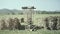 Colorized Croquet Set With Hay Bales