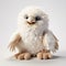 Colorized Stuffed White Owl: A Cute Glen Keane-inspired Toyen Creation