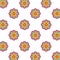 Colors chinese flowers pattern background