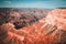 Colors and layers from the southern rim of Grand Canyon National Park.Teal and orange view.