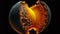 Colossal Egg Impact: Earth\\\'s Collision, Made with Generative AI