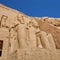 Colossal statues of Rameses II, Abu Simbel, Egypt