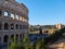 Colosseum, also known as the Flavian Amphitheatre with tourists. Rome, Italy