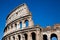 Colosseum with blue sky