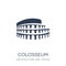 Colosseum icon. Trendy flat vector Colosseum icon on white background from Architecture and Travel collection