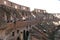 Colosseum inside in details, Rome, Italy