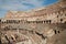 Colosseum inside, Rome, Italy, the largest standing amphitheatre in the world