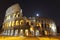 The Colosseum at night