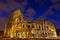 Colosseum night view.