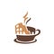 Colosseum Premium Italy Cafe Coffee Logo Template