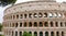 The Colosseum in Rome - Colisseo di Roma - a tourist attraction