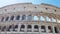 Colosseum in Rome, Italy, Architecture and landmark. Rome Colosseum is one of the main and famous attractions of Rome. Postcard of