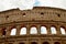 Colosseum in Rome, Italy, Europe. Rome is an ancient arena of gladiatorial combat. The Roman Colosseum is the most famous landmark