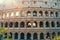 Colosseum in Rome, Italy famous European sightseeing, toned