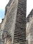 The Colosseum, Rome, Italy, an original section of a wall
