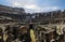 Colosseum ruins panoramic view