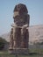 Colossi of Memnon - a massive stone statue of the pharaoh Amenhotep III, who ruled in Egypt during the XVIII dynasty. Luxor, Egypt