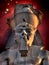 Colossus of Ramses II and Cone Nebula (Elements of this image furnished by NASA)