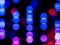 Colour blurred bokeh neon lights