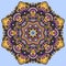 Colour mandala, circle decorative spiritual indian