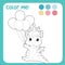 Colour me with these colours. Adorable baby dragon colouring page for kids.