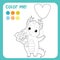 Colour me with these colours. Adorable baby dragon colouring page for kids.