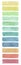 Colour Palette Comprising of Watercolour Swatches in Various Shades